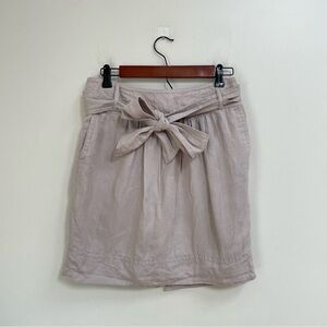Banana Republic Linen Mini Skirt Size 4 Petite